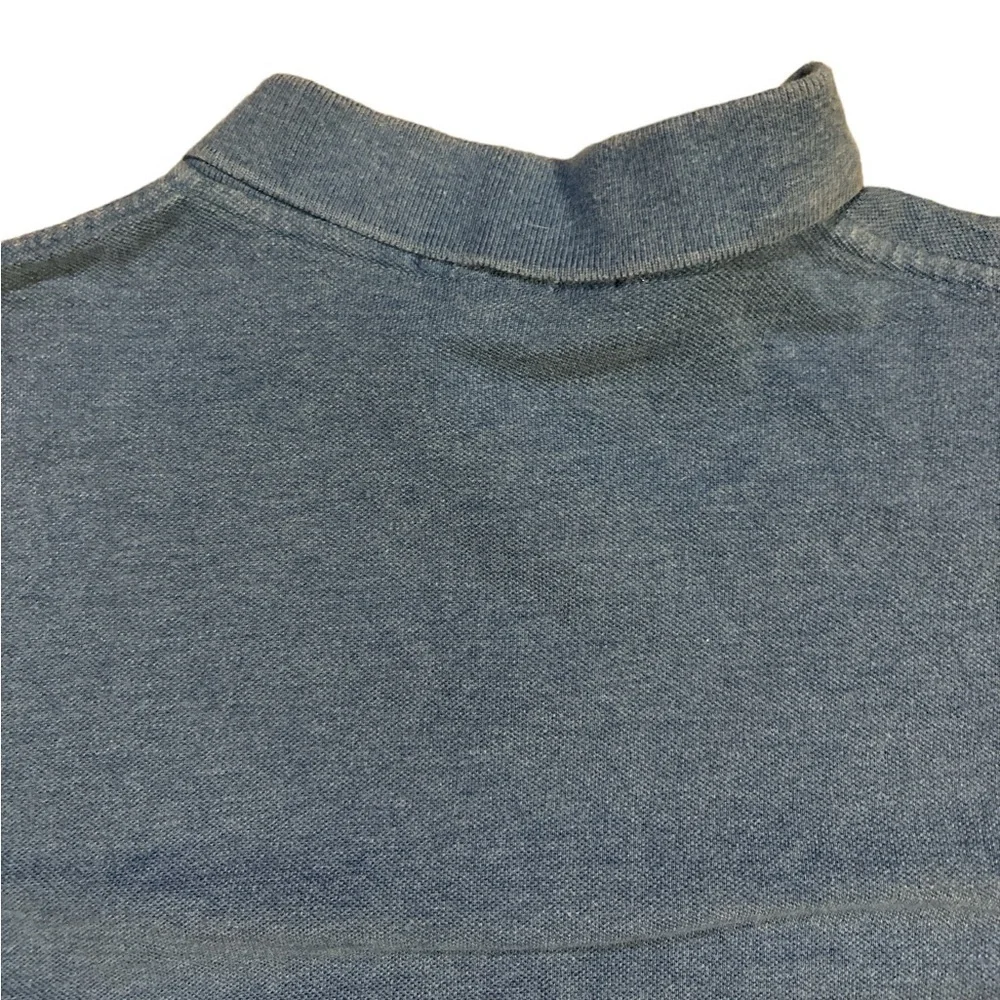 Polo Ralph Lauren Pique Polo Blue with Yellow Pony‎ Size Large